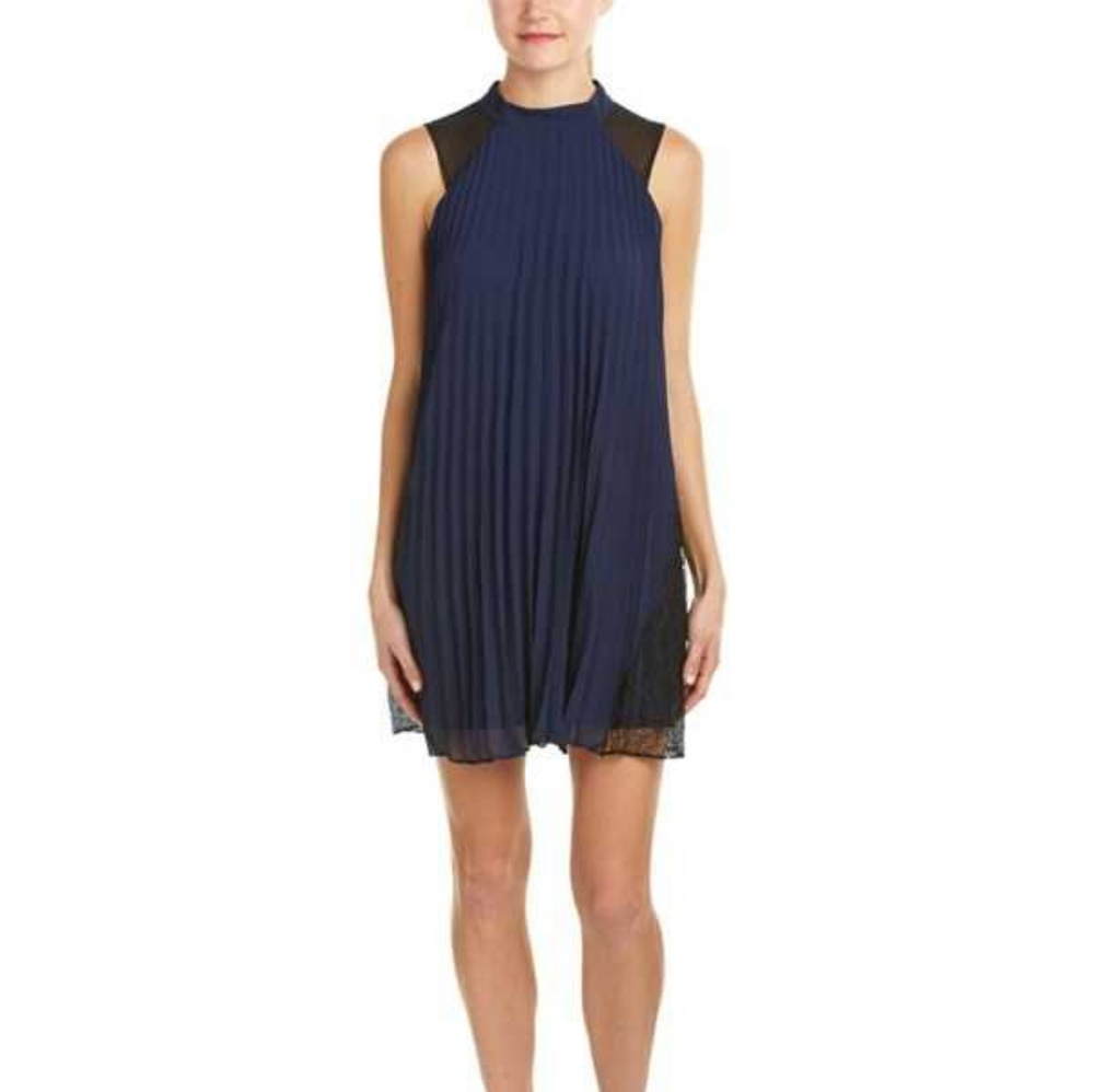 BCBGeneration Pleated Trapeze Dress